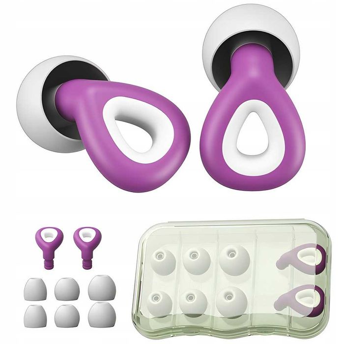 Zatyczki do uszu: Silikonowe stopery dla lepszego snu w etui