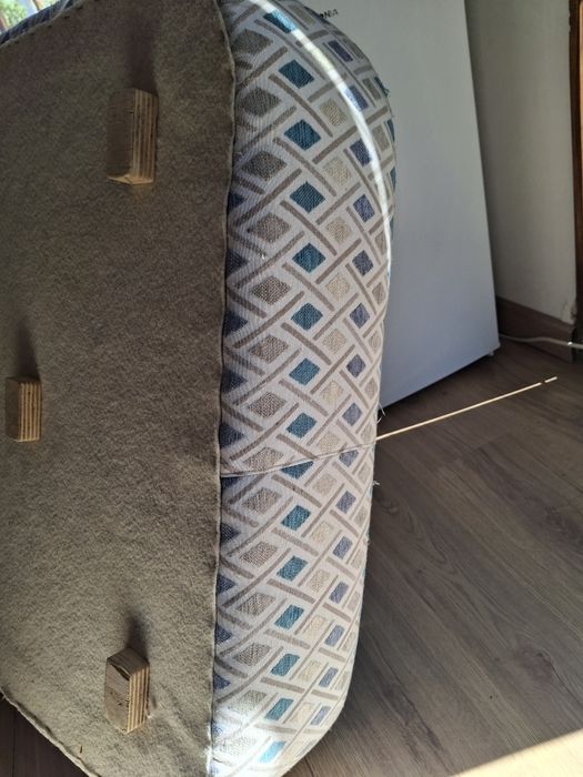 Cama feita à mão cão grande