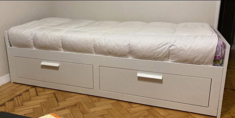 HEMNES Cama indiv/dupla