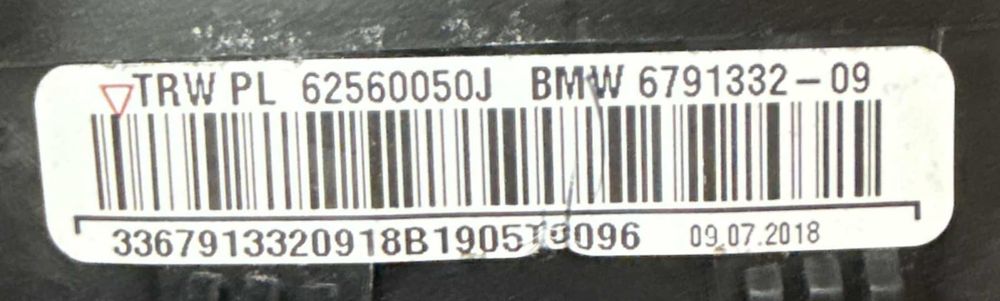 Airbag Volante 6791332-09 - BMW 3
