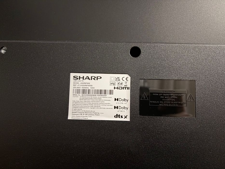 Telewizor Sharp 144hz 43”