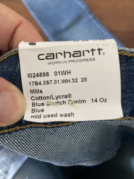 Cahartt calças de ganga