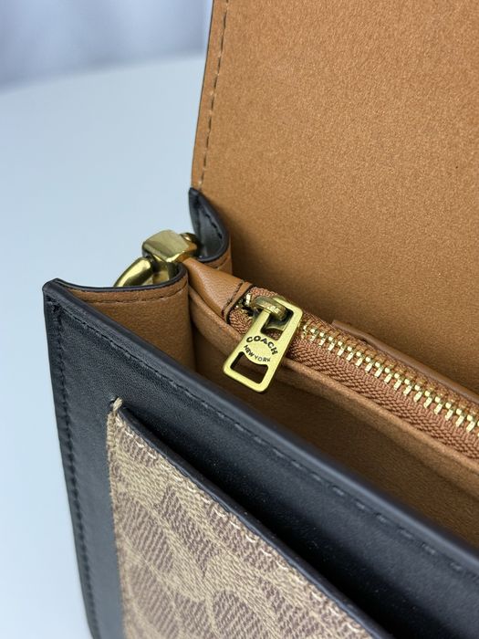 Жіноча сумка Coach tabby original шкіряна