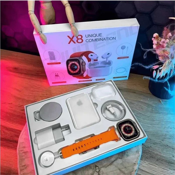 KIT X8 ULTRA Airpods Smartwatch etc