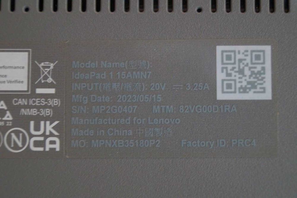 ГАРАНТІЯ Lenovo (FullHD IPS/Ryzen 5 7520U/RAM 8ГБ DDR5/SSD 512ГБ)TVOYO