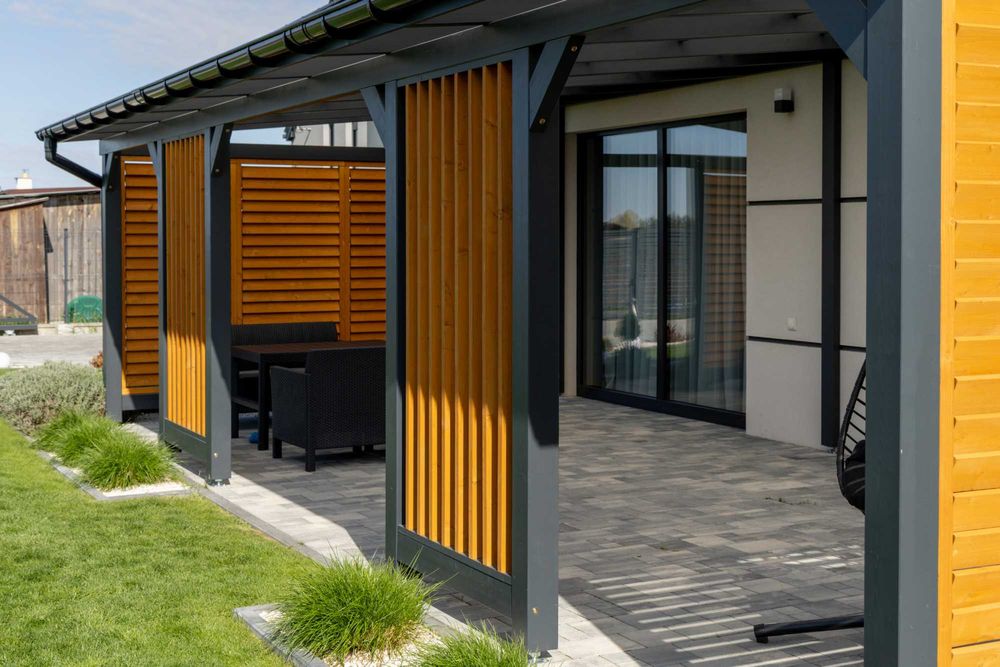 zadaszenie tarasu wiata pergola weranda poliwęglan pergola