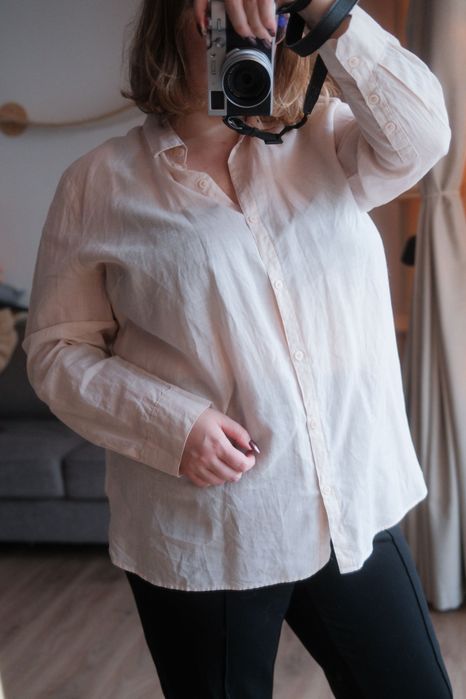 Brzoskwiniowa koszula C&A 46