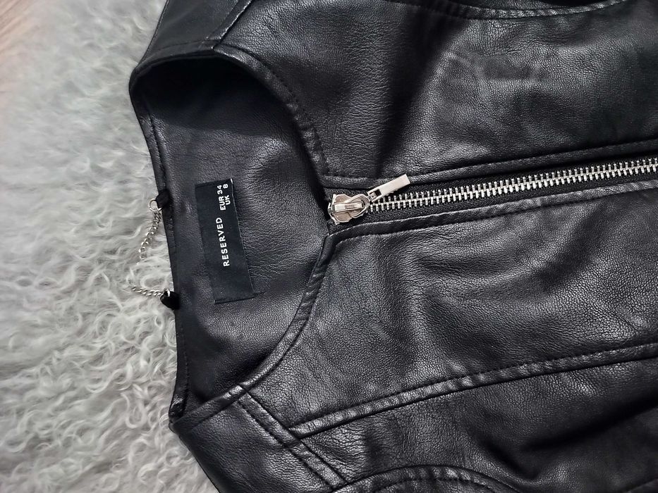 kurtka skórzana z Reserved