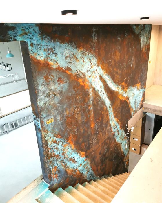 Ściany tynki dekoracyjne beton architektoniczny imitacja metali Jeger