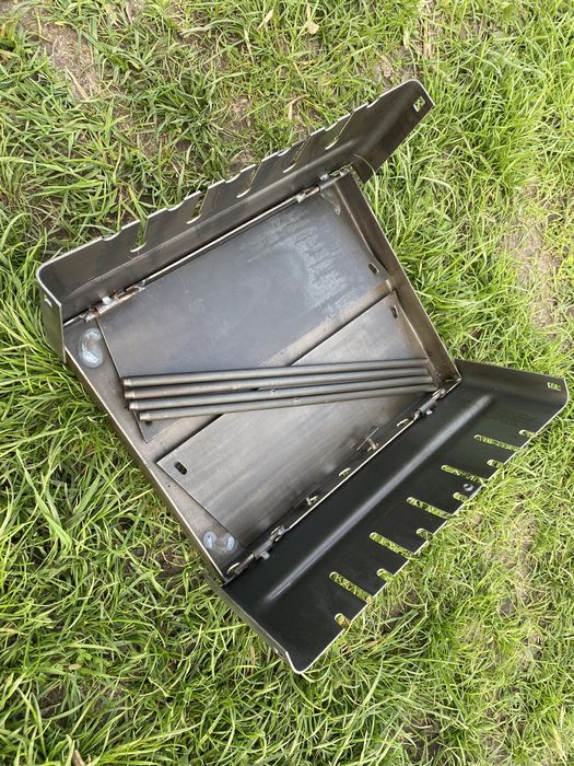 Zestaw Mangal Grill składany walizka Szaszlyki + 6 szampurów мангал