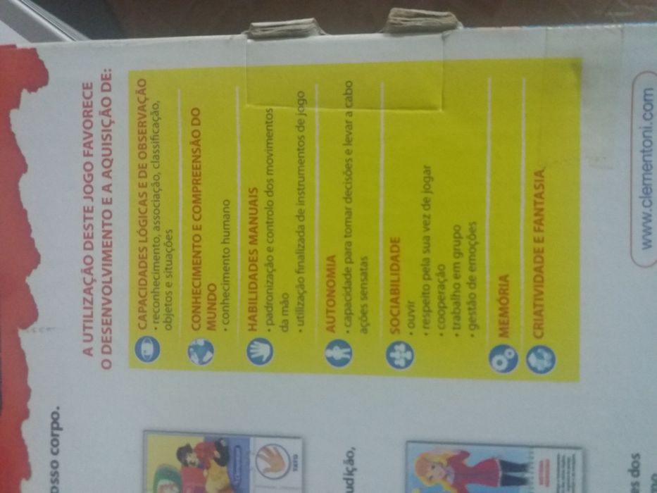 Jogo tabuleiro Winx Believix + Jogo Corpo Humano