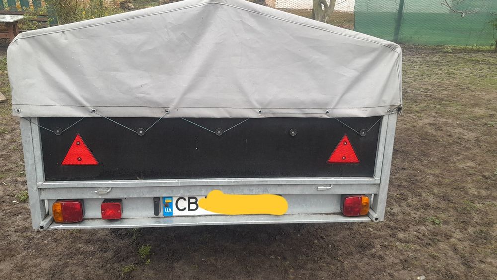 Причіп оцинкований одновісний Палич Z02615