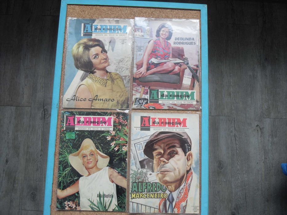 ÁLBUM DA CANÇÃO revistas de música anos 60