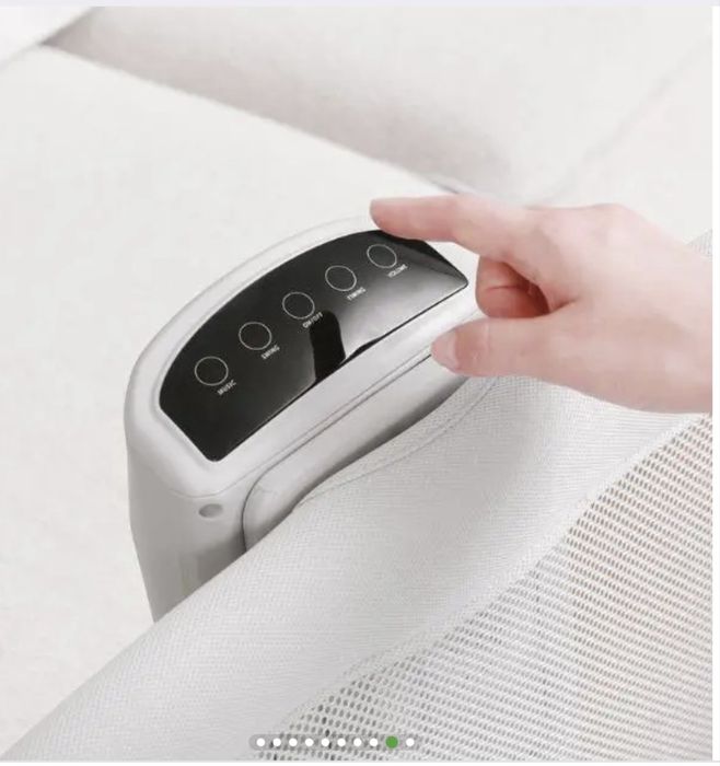 Ліжко для новонароджених 3в1 (музика, USB, таймер, москітна сітка)