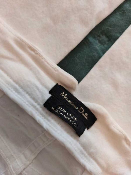 Calças bege Massimo Dutti