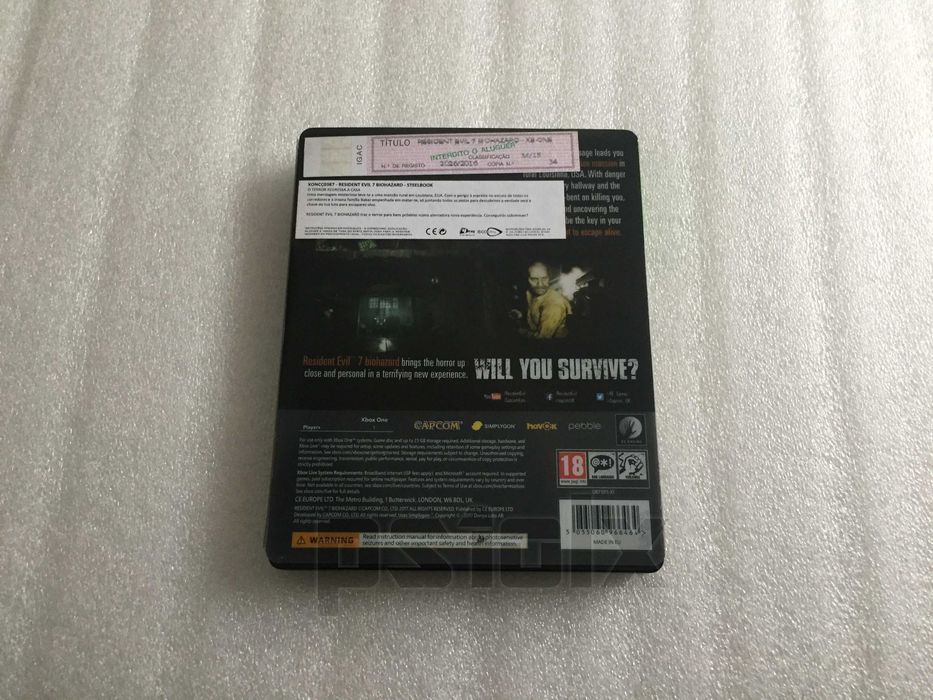 Resident Evil VII 7 Biohazard Steelbook Xbox One