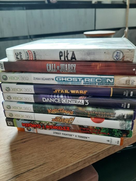 Gry Xbox 360 /kinect i PC