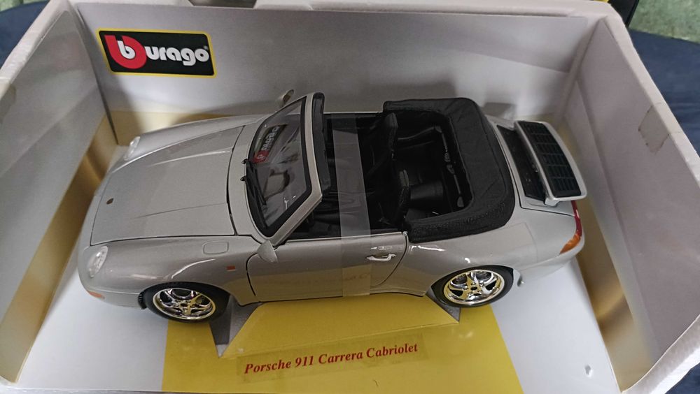 Porsche varios Classicos 356 + 1/18 + Burago + Impecáveis