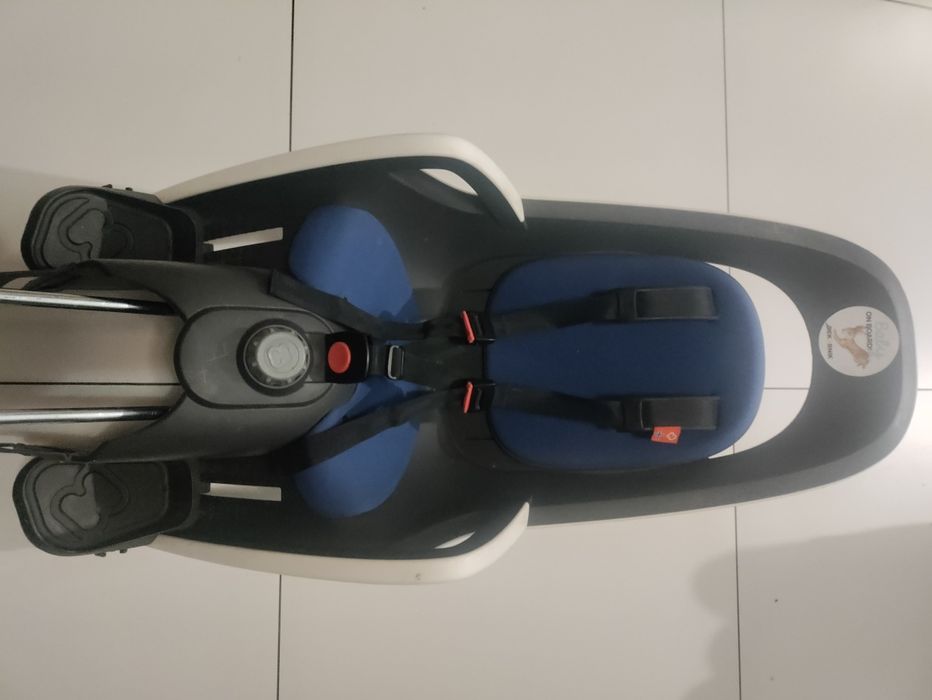 Fotelik rowerowy HAMAX + dwie złączki