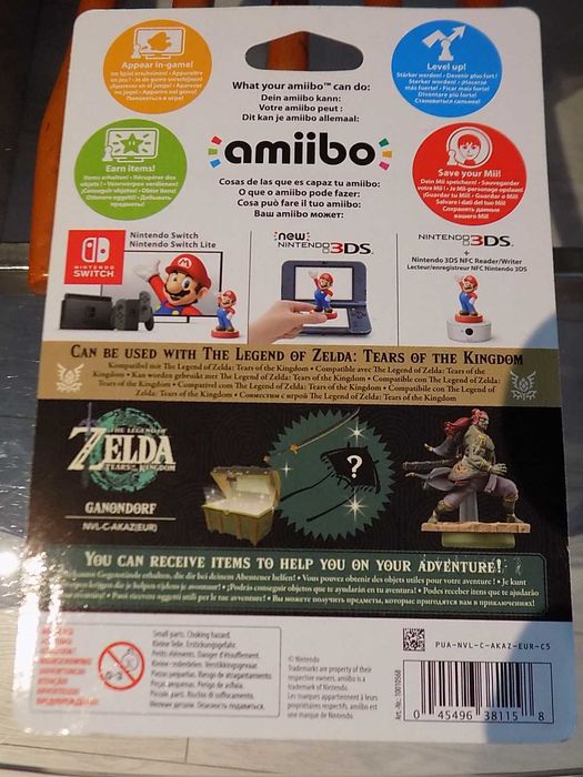 Amiibo Ganon figurka do użycia z konsolą Nintendo Switch/Lite/OLED 2 !