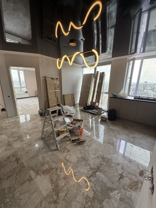 Облицювання плиткою, гіпсокартонні, малярні роботи