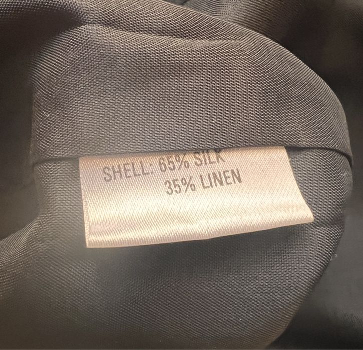 Mała czarna. Jedwab, len. L.