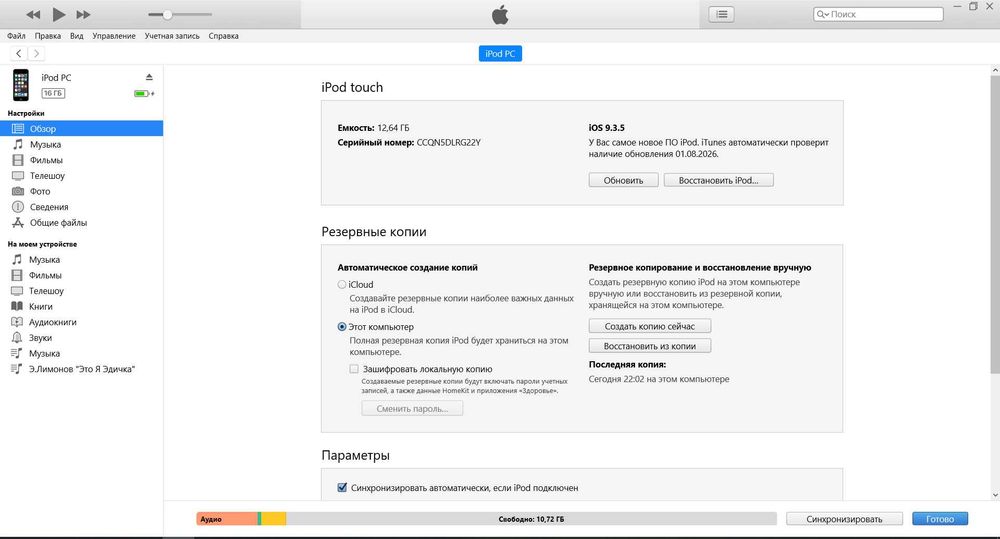 Apple Ipod touch 5