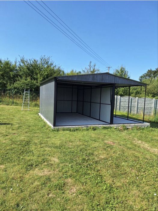 Garaż Blaszany Garaże Blaszane 3x5 Blaszaki Szczyrzyc