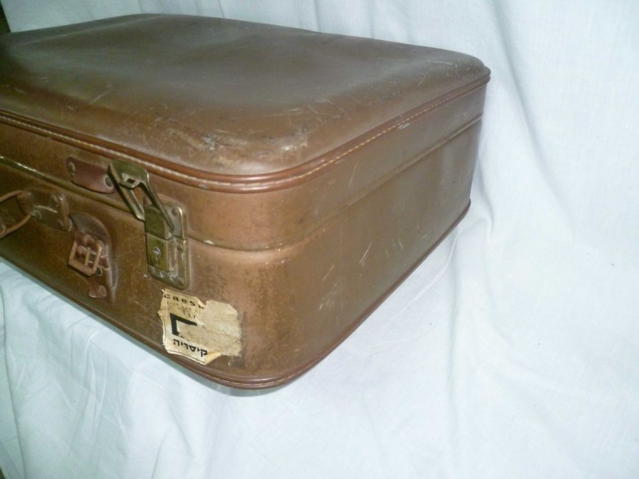 ANTIGA Mala de viagem anos 20 - 40 VINTAGE d Alemanha ECHT VULCANFIBER