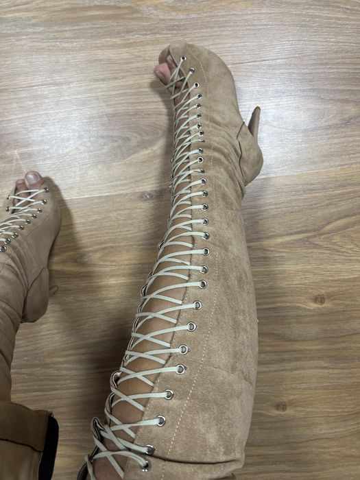 Ботфорти  босоніжки heels 39р