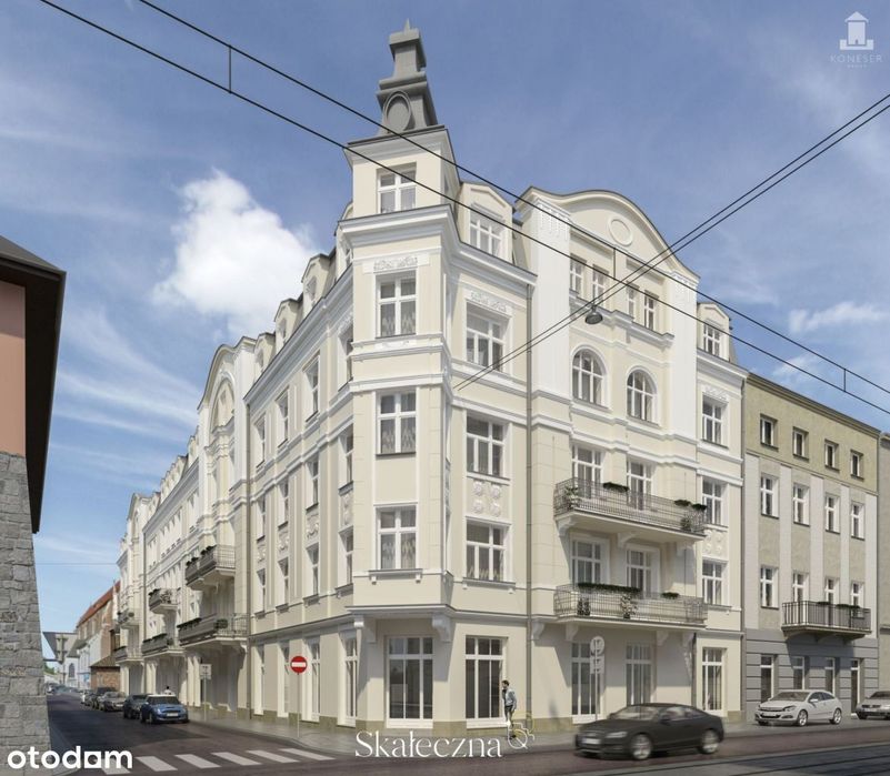 49m², 2 pokoje, Kraków Kazimierz - balkon, winda, możliwy podział