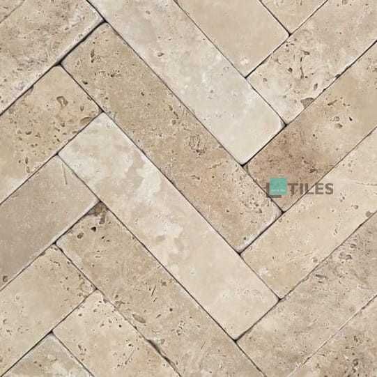 Trawertyn Kostka Brukowa Tarasowa 5X5X20