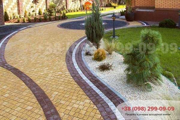 Укладка тротуарной плитки, виконуємо всі супутні роботи