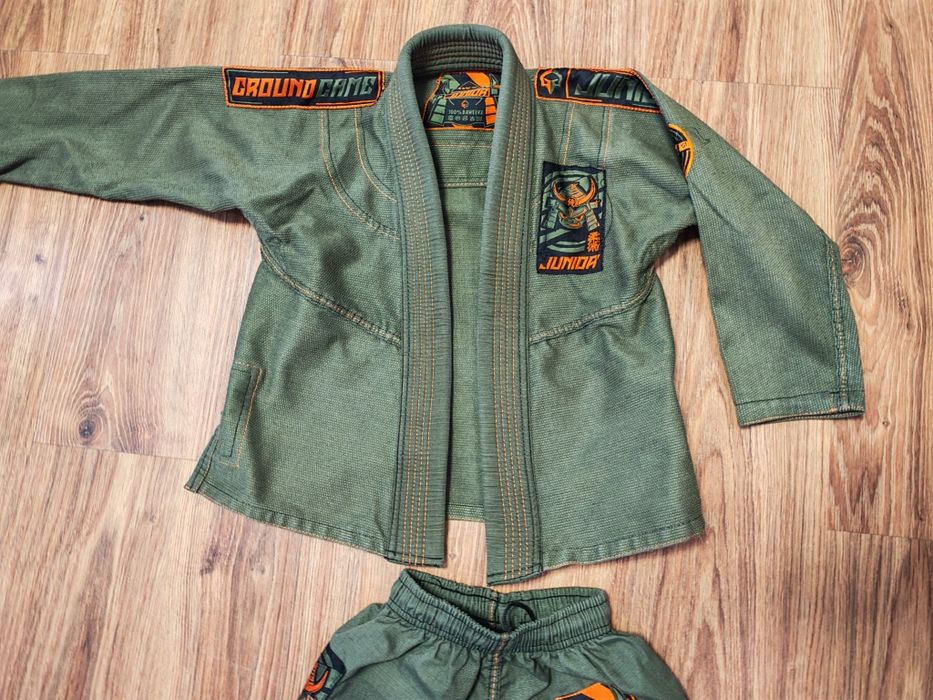 Kimono K00 zielone GI do BJJ jujitsu