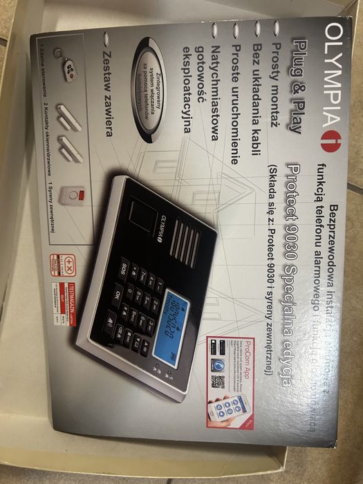 Bezprzewodowy Alarm GSM Olympia Protect 9030 • Kompletny Zestaw