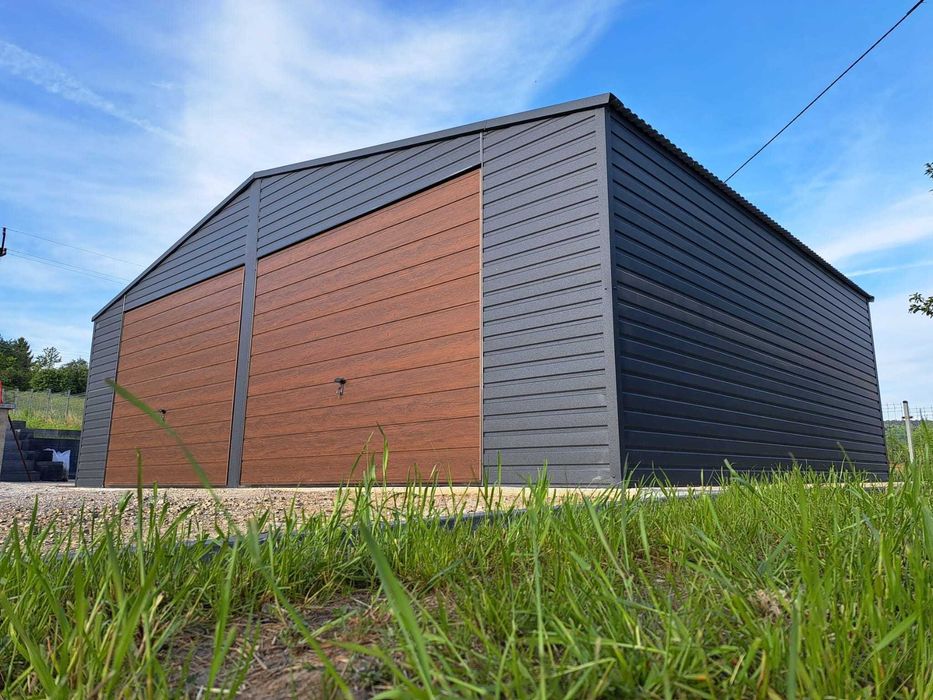 Garaż Premium Blaszak 4m na 5 m Garaż blaszany Garaże blaszane 4x5 4x6 4x7 5x5 5x6 5x7 - Producent !!!
