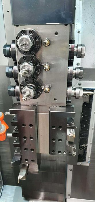 tokarka quick tech xts 42, napedzane narzedzia, popychacz detalu