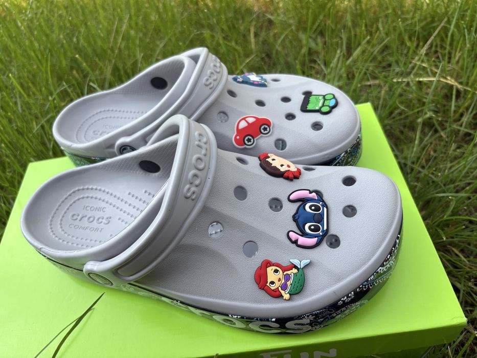 Крокси жіночі сірі Crocs сірого кольору 39, 40/41 розмір
