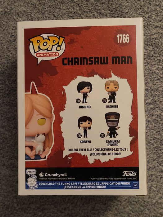 Power with Meowy 1766 Chainsaw man  Funko pop