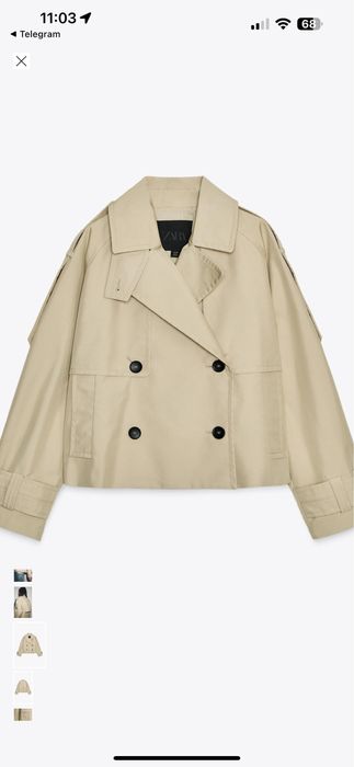 Новий  стильний тренч Zara з нової колекції