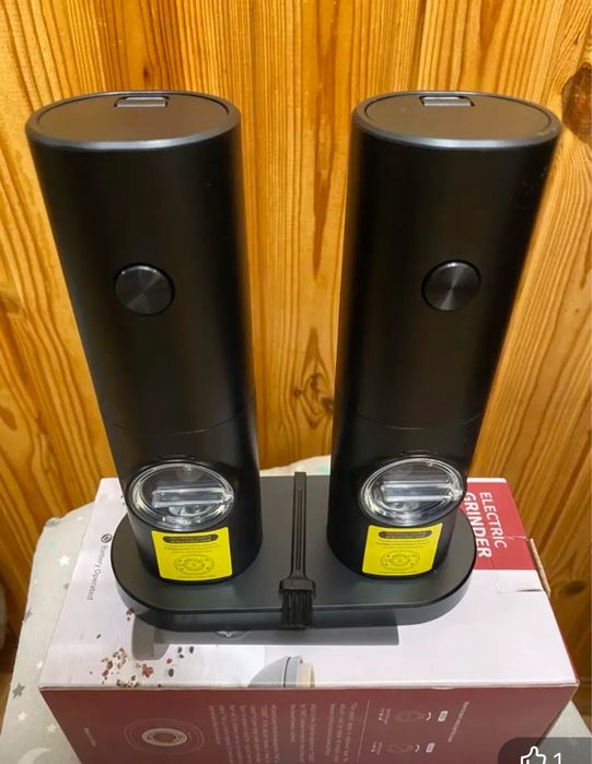 Електричні млинки для солі та перцю - набір 2 шт