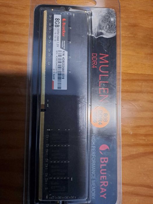 Memória RAM BlueRay 8GB DDR4 2666MHz