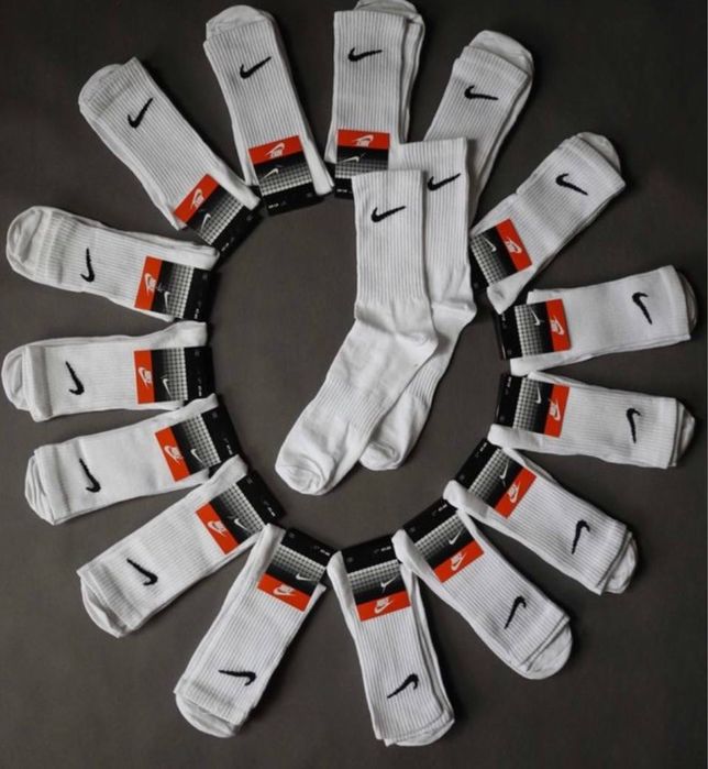 Skarpetki nike białe 5