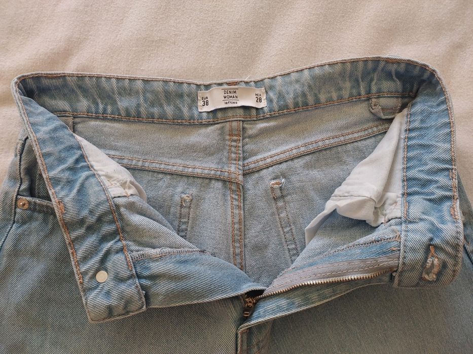 Calças Ganga Mom Fit, T38
