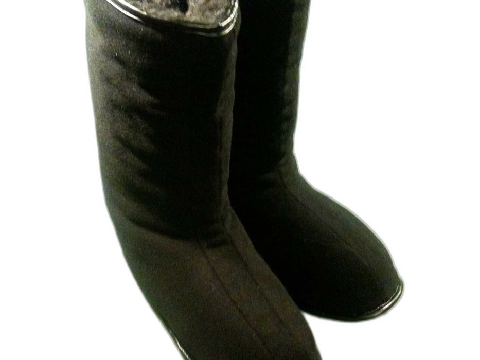 Валянки Пальтова тканина (войлок, повсть) Хутро Розміри від 36 до 46