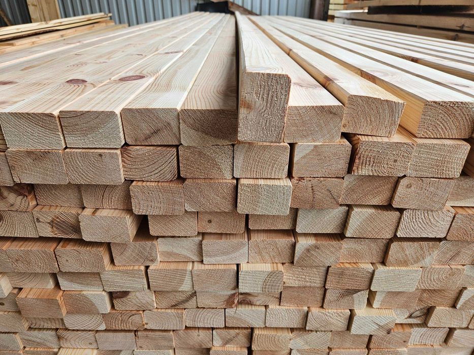 Łata Sucha Strugana Czterostronnie 60x40mm -4m Sosnowa Listwa Kantówka