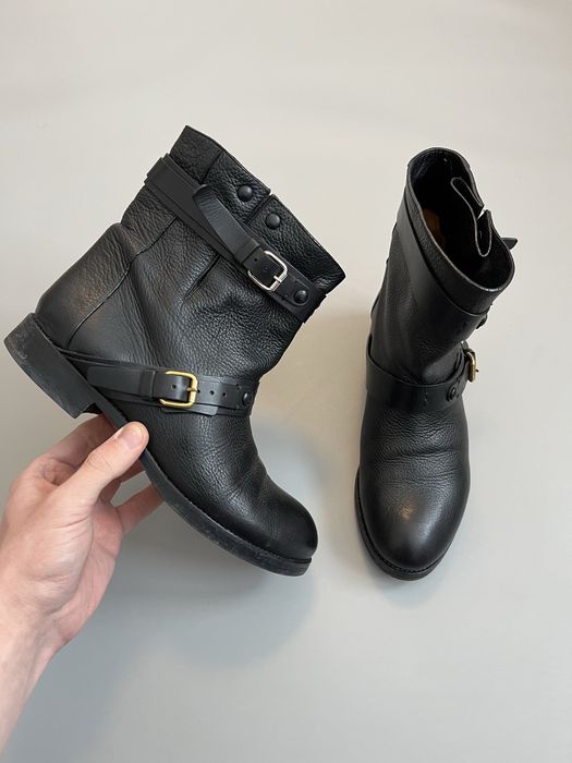 Сапоги Chloe Leather Moto Boot 39(24.5cm): 3 000 грн. - Інші