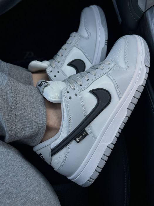 Nike SB Dunk Low GORE-TEX Grey White Термо утеплені водонеприкні