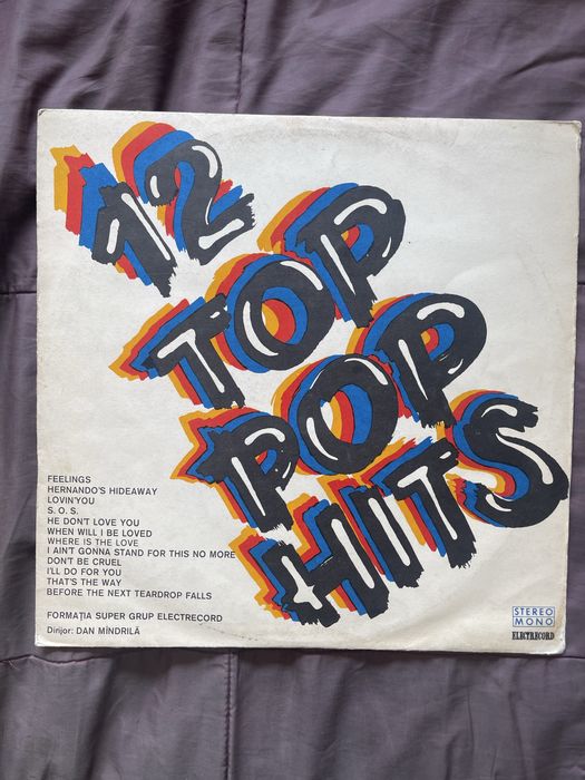 12 Top Pop Hits Płyta Winylowa