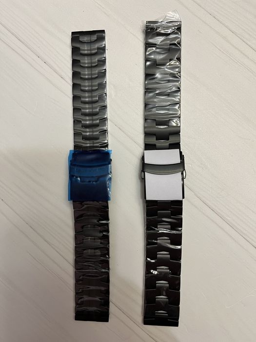 Ремінець 22 мм з нержавіючої сталі та ремінець з вуглецевого волокна